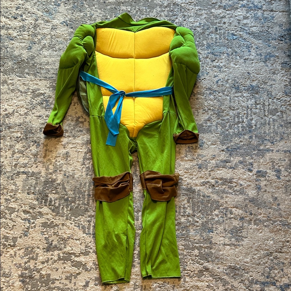 Kids Leonardo Ninja Turtle Costume - Green and Yellow